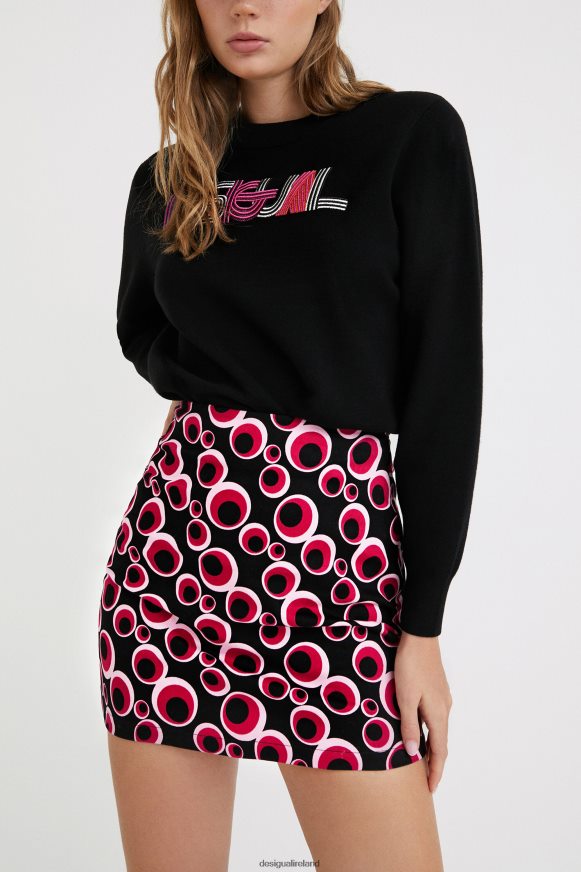 Desigual Women Slim circle miniskirt Clothing PFVZ0B587