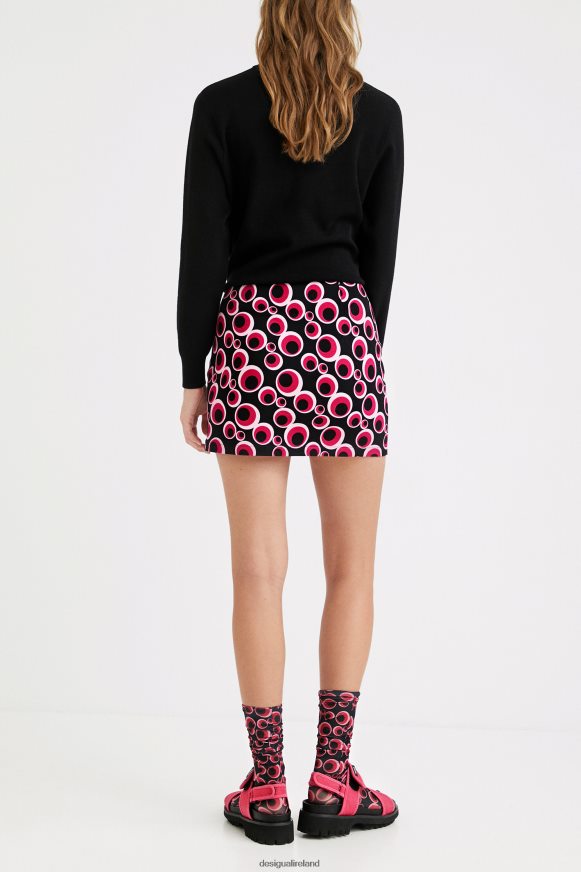 Desigual Women Slim circle miniskirt Clothing PFVZ0B587