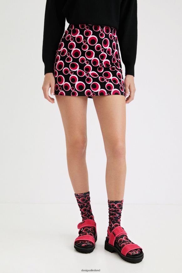 Desigual Women Slim circle miniskirt Clothing PFVZ0B587