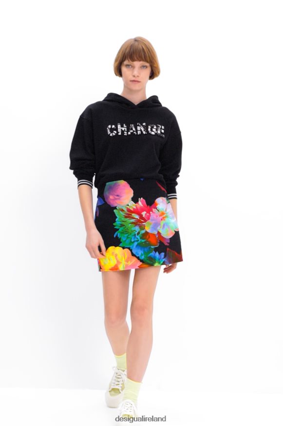 Desigual Women Slim floral mini skirt Clothing PFVZ0B1005