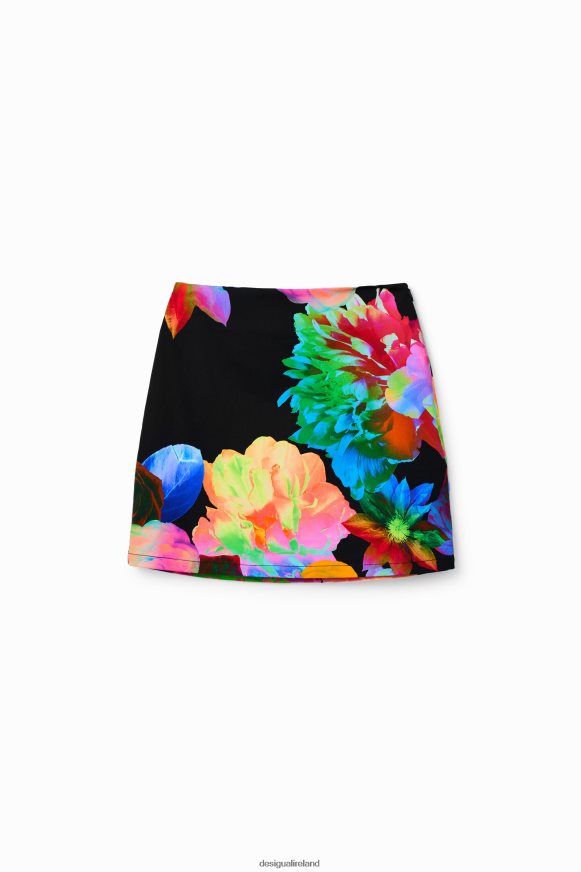Desigual Women Slim floral mini skirt Clothing PFVZ0B1005