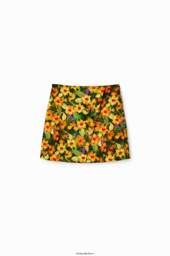 Desigual Women Slim floral mini skirt Clothing PFVZ0B203