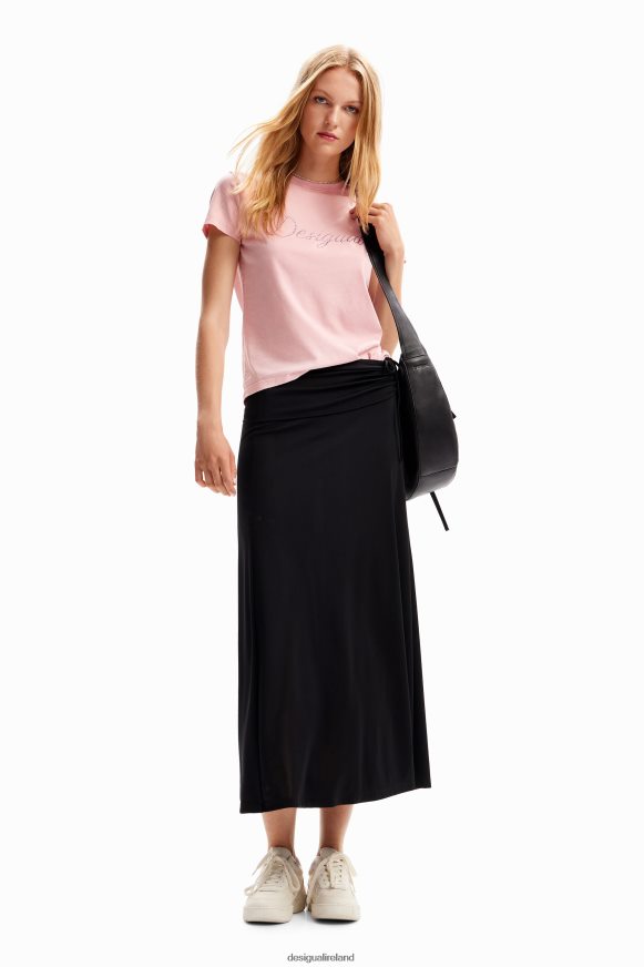 Desigual Women Slit midi skirt Clothing PFVZ0B840