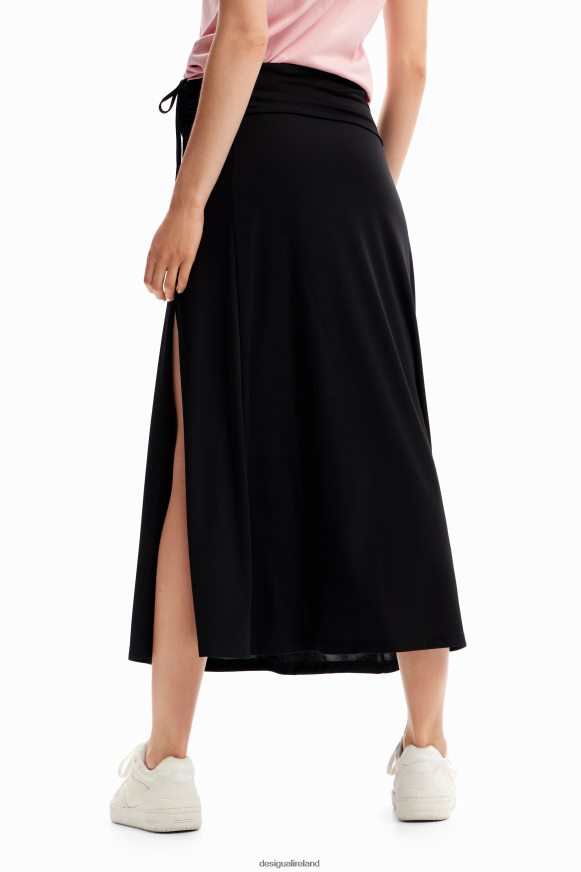 Desigual Women Slit midi skirt Clothing PFVZ0B840