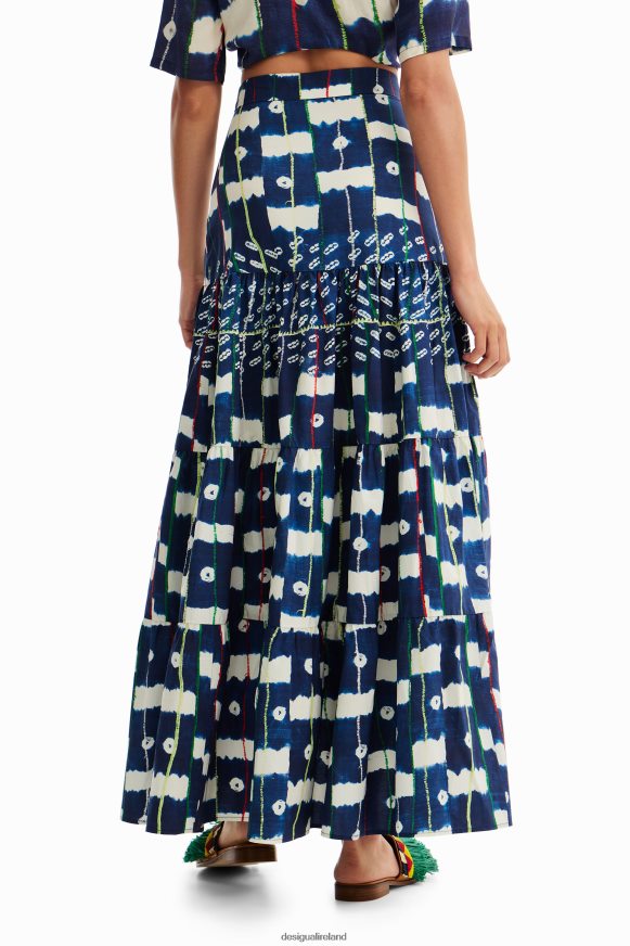 Desigual Women Stella Jean multi-position long skirt Clothing PFVZ0B311