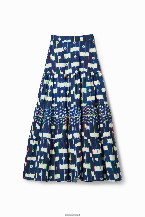 Desigual Women Stella Jean multi-position long skirt Clothing PFVZ0B311
