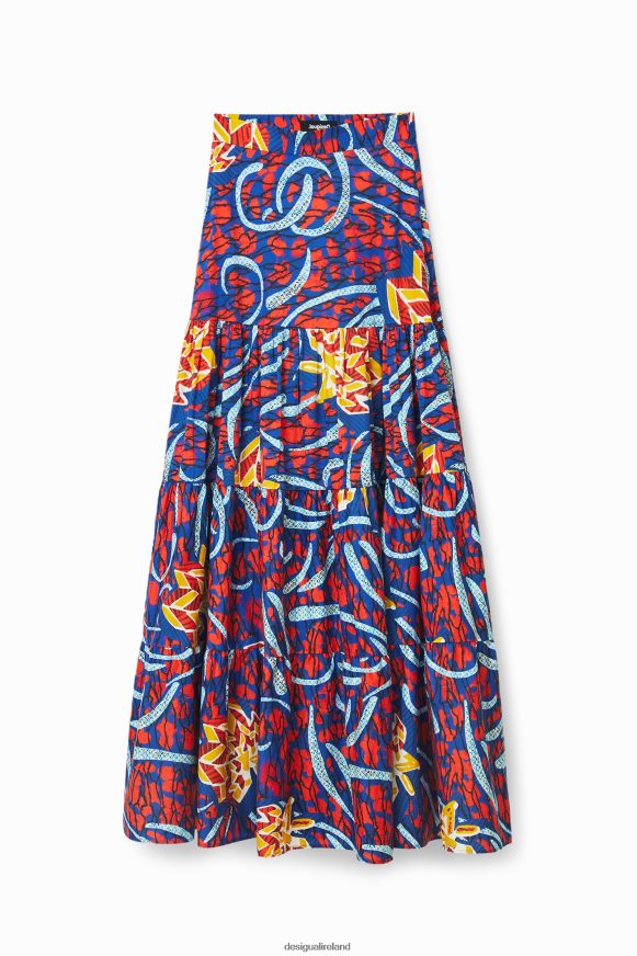 Desigual Women Stella Jean multiposition long skirt Clothing PFVZ0B355