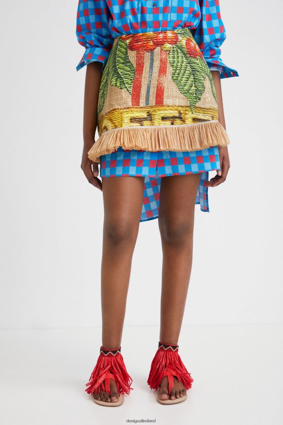 Desigual Women Stella Jean short skirt Clothing PFVZ0B5