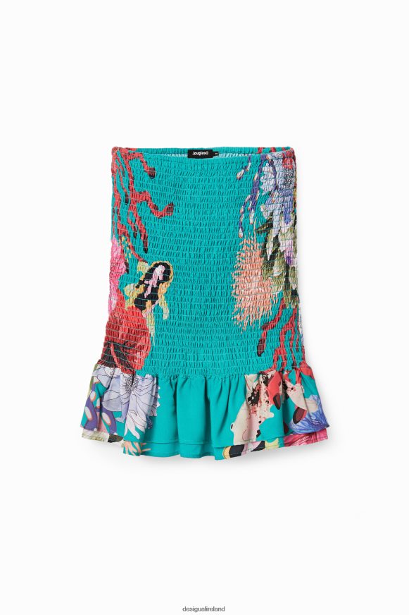 Desigual Women Sustainable coral miniskirt Clothing PFVZ0B635