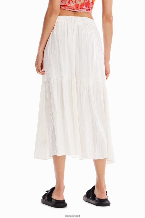 Desigual Women Textured midi skirt Clothing PFVZ0B859
