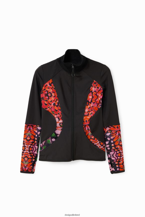 Desigual Women Butterfly sporty jacket Clothing PFVZ0B157