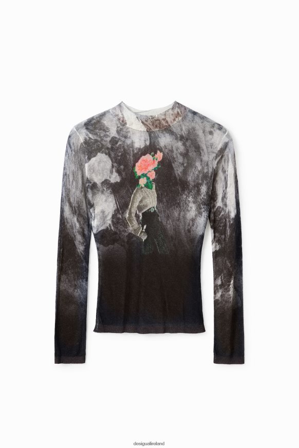 Desigual Women Fine out-of-focus pullover Clothing PFVZ0B260