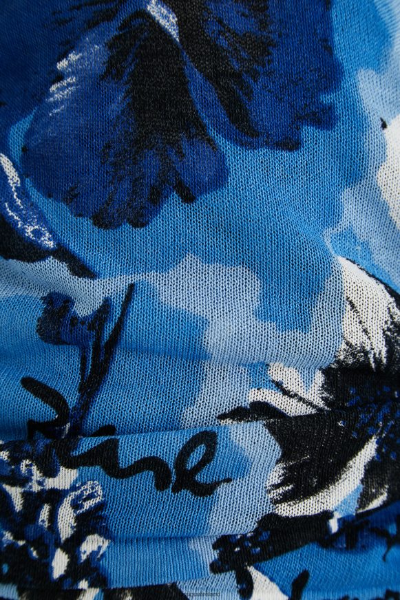 Desigual Women Knit print jumper bow Clothing PFVZ0B1163