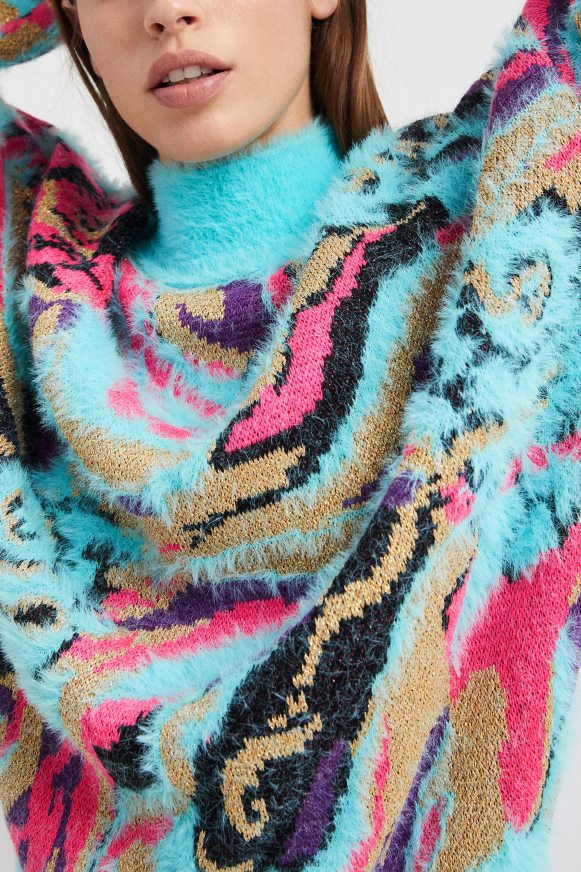 Desigual Women Knit roll-neck jumper Clothing PFVZ0B1117