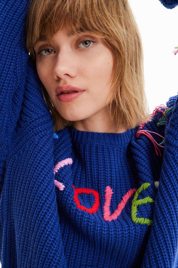 Desigual Women Love me pullover Clothing PFVZ0B416