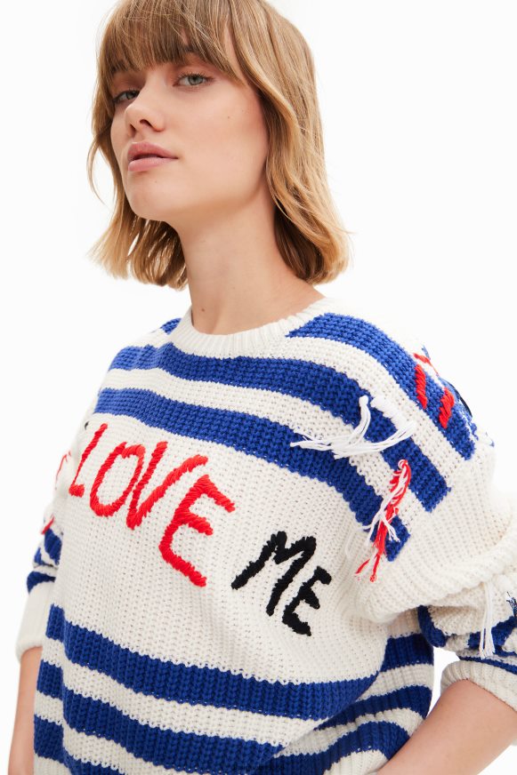 Desigual Women Love me pullover Clothing PFVZ0B453