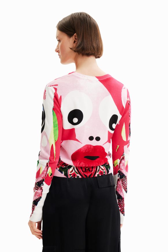 Desigual Women M. Christian Lacroix face pullover Clothing PFVZ0B285