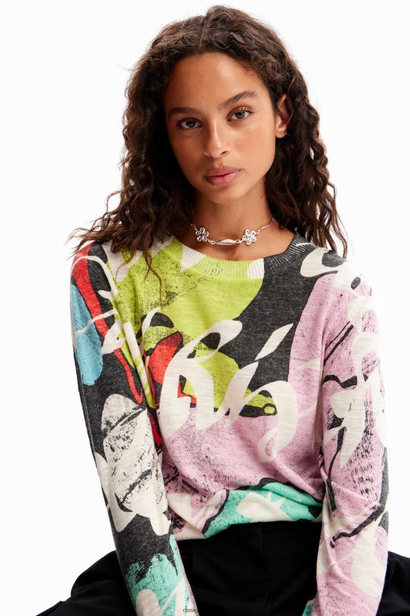 Desigual Women M. Christian Lacroix multicolour pullover Clothing PFVZ0B102