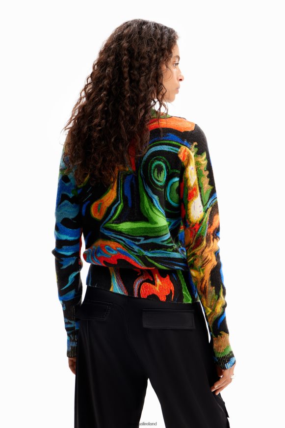Desigual Women Marbled pullover Clothing PFVZ0B992