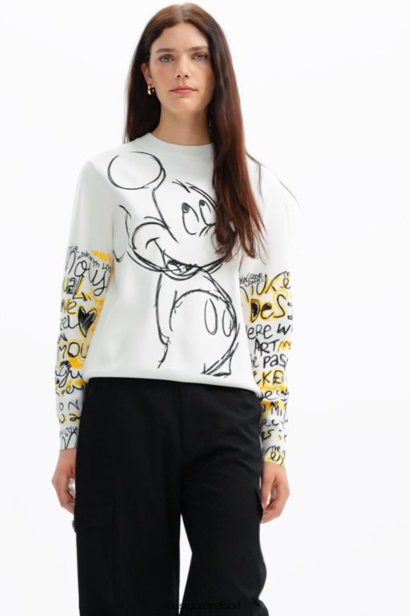 Desigual Women Mickey Mouse embroidered pullover Clothing PFVZ0B15