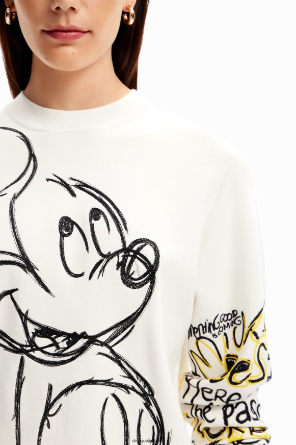 Desigual Women Mickey Mouse embroidered pullover Clothing PFVZ0B15