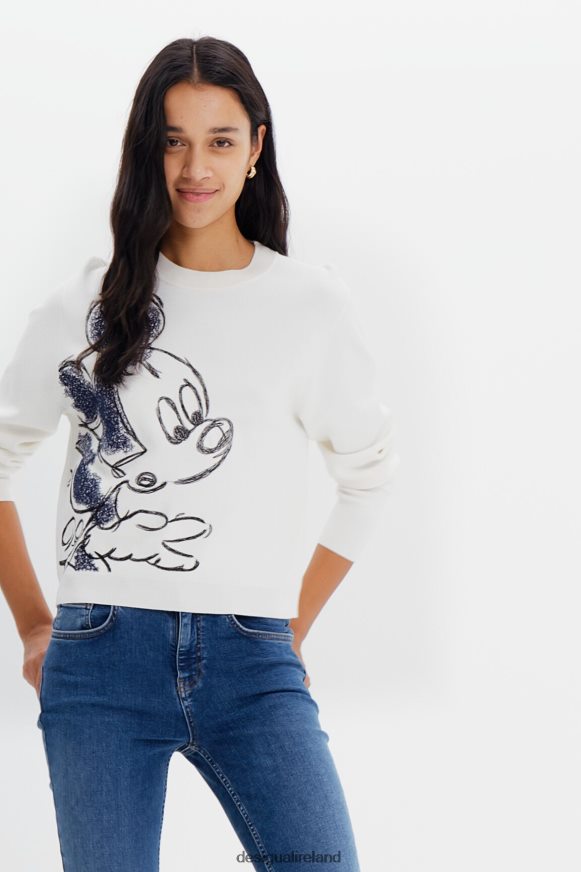 Desigual Women Mickey Mouse embroidered pullover Clothing PFVZ0B351