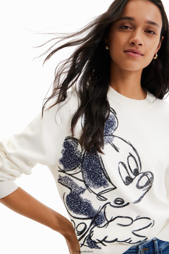 Desigual Women Mickey Mouse embroidered pullover Clothing PFVZ0B351