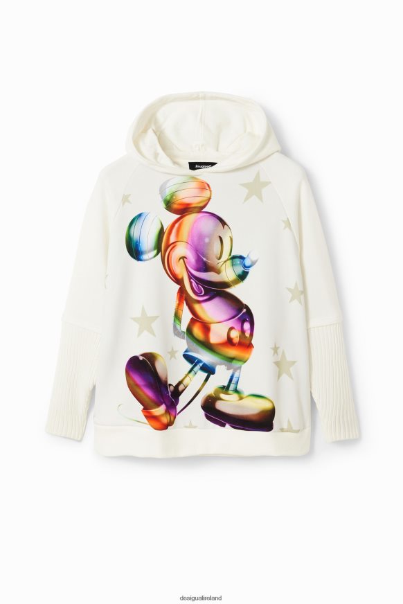 Desigual Women Oversize Mickey Mouse hoodie Clothing PFVZ0B140