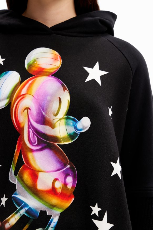 Desigual Women Oversize Mickey Mouse hoodie Clothing PFVZ0B43