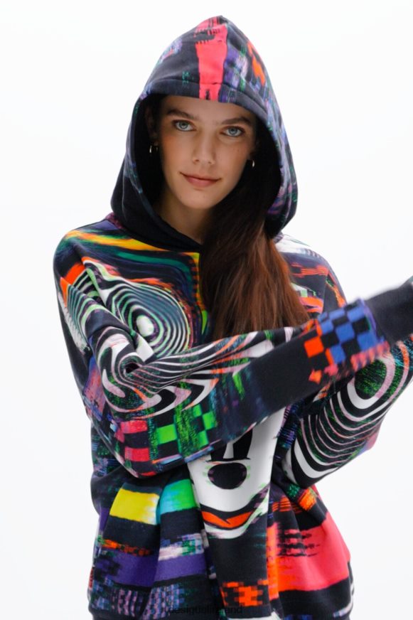 Desigual Women Oversize Mickey Mouse sweatshirt Clothing PFVZ0B34