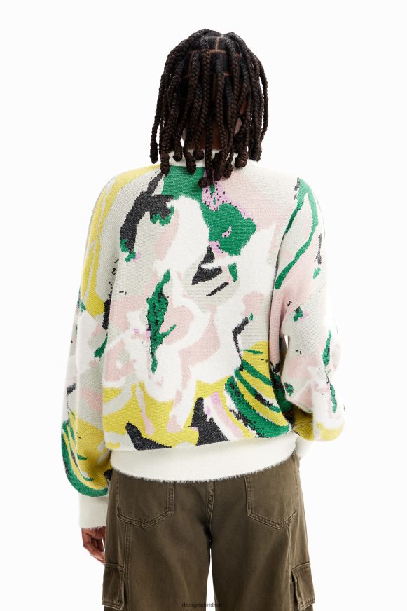 Desigual Women Oversize arty pullover Clothing PFVZ0B210