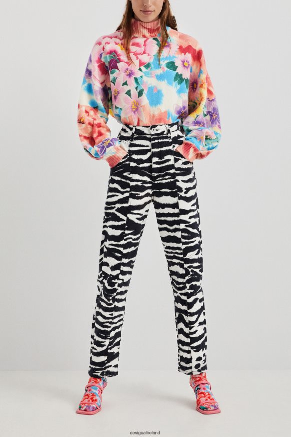Desigual Women Oversized knit jumper Clothing PFVZ0B1119