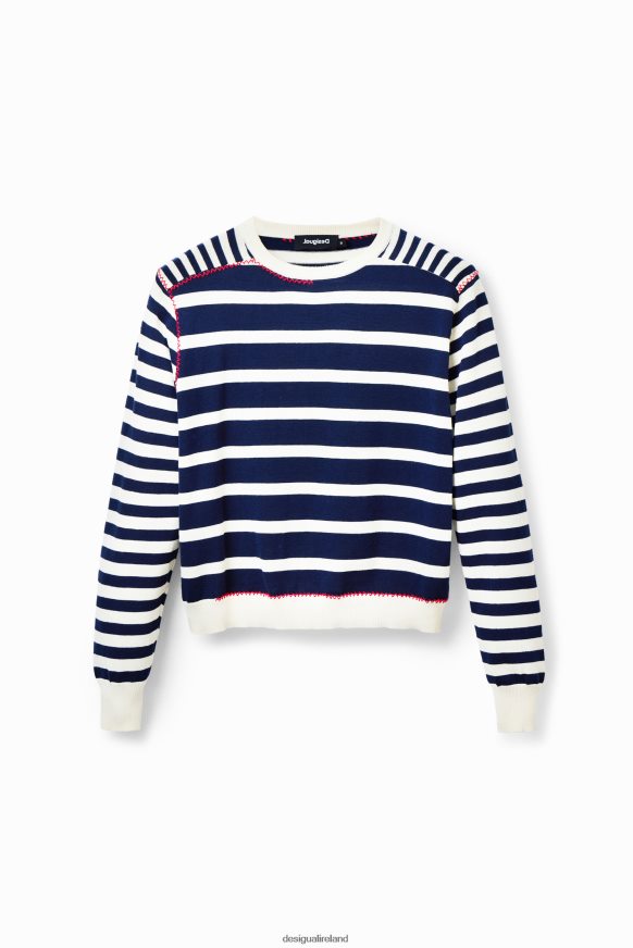 Desigual Women Sailor stripes pullover Clothing PFVZ0B836
