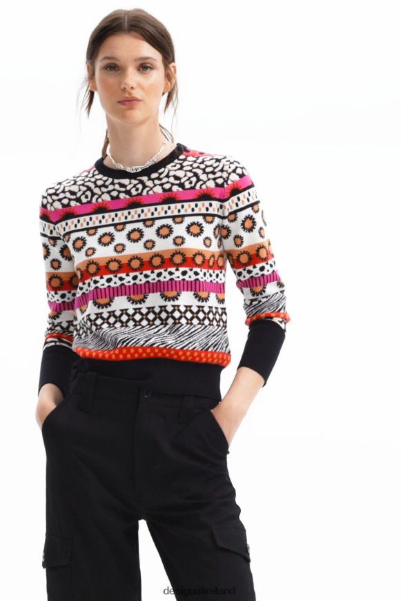 Desigual Women Short border pullover Clothing PFVZ0B936