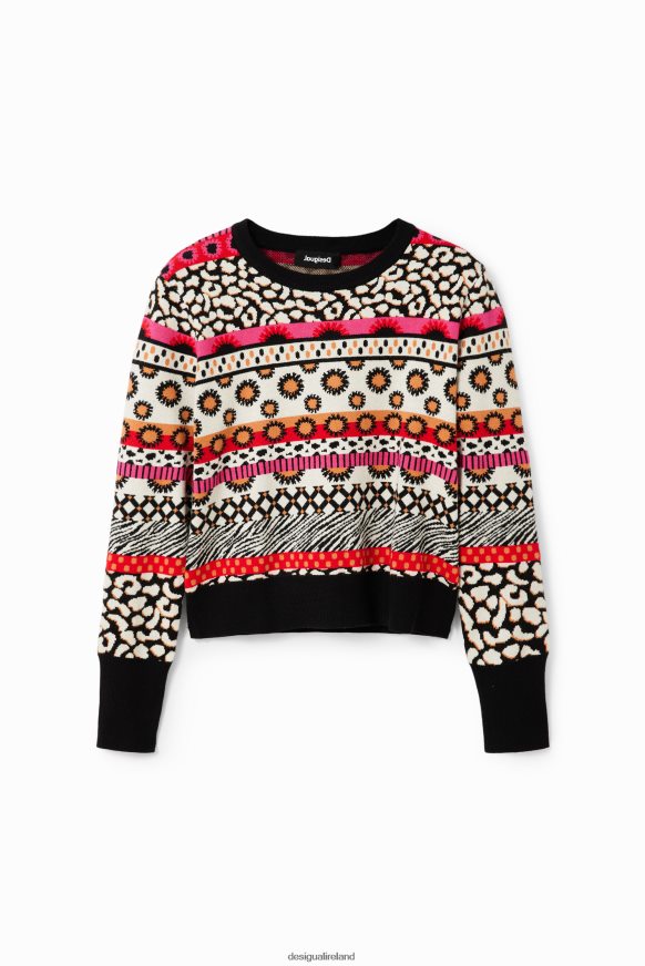 Desigual Women Short border pullover Clothing PFVZ0B936