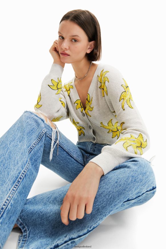 Desigual Women Short knit sun cardigan Clothing PFVZ0B712
