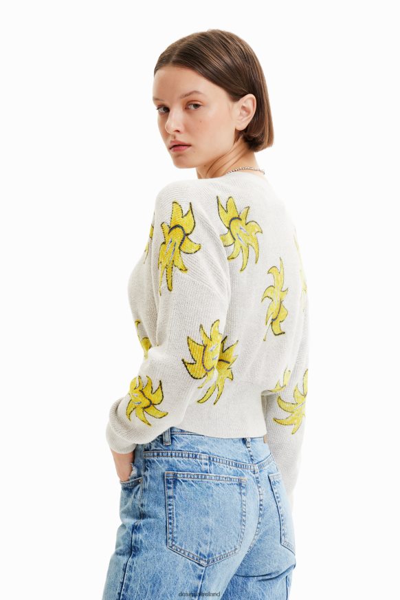 Desigual Women Short knit sun cardigan Clothing PFVZ0B712
