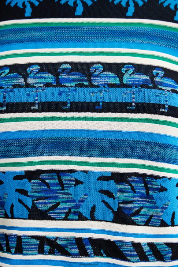 Desigual Women Tropical border pullover Clothing PFVZ0B501
