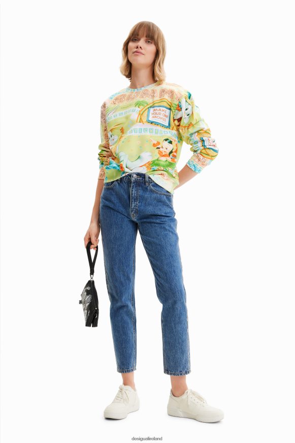 Desigual Women Bugs Bunny movie sweatshirt Clothing PFVZ0B612
