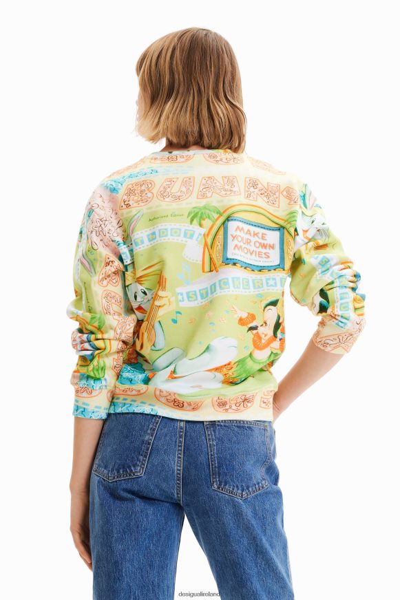 Desigual Women Bugs Bunny movie sweatshirt Clothing PFVZ0B612