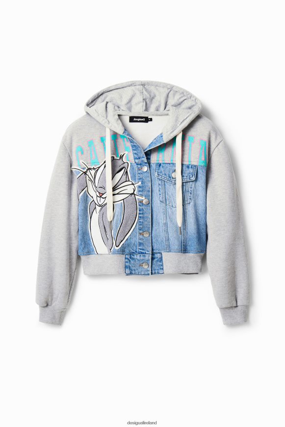 Desigual Women Bugs Bunny trucker sweatshirt Clothing PFVZ0B443