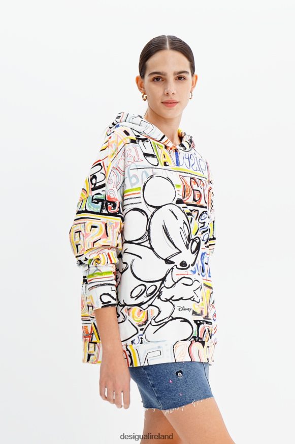 Desigual Women Disney's Mickey Mouse illustration sweatshirt Clothing PFVZ0B920
