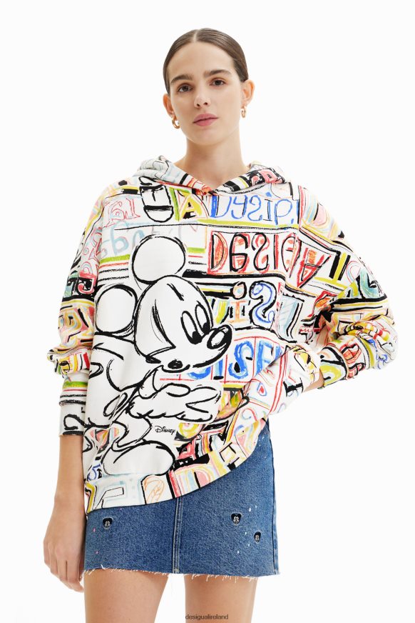 Desigual Women Disney's Mickey Mouse illustration sweatshirt Clothing PFVZ0B920