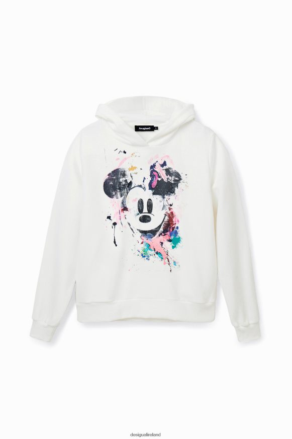 Desigual Women Disney's Mickey Mouse splatter sweatshirt Clothing PFVZ0B391