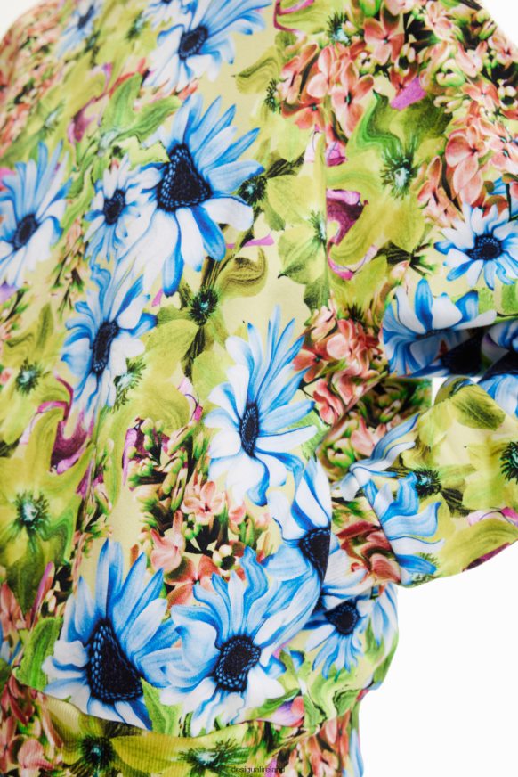Desigual Women Oversize floral sweatshirt Clothing PFVZ0B342