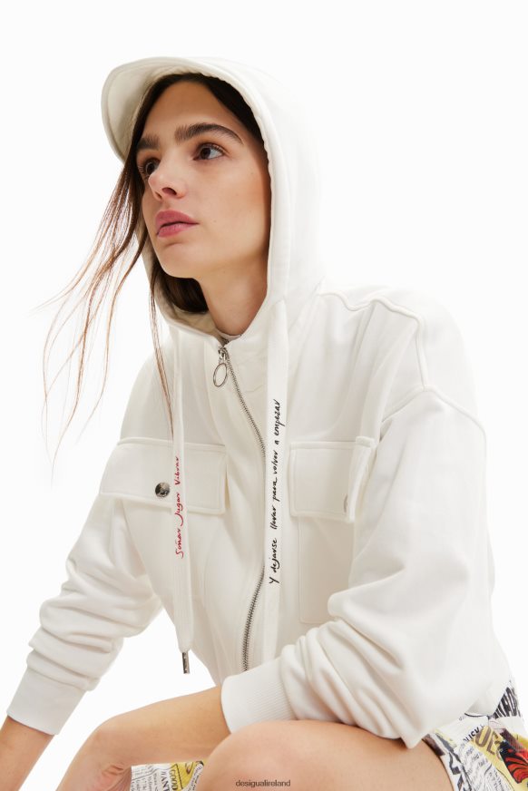 Desigual Women Oversize pockets sweatshirt Clothing PFVZ0B337