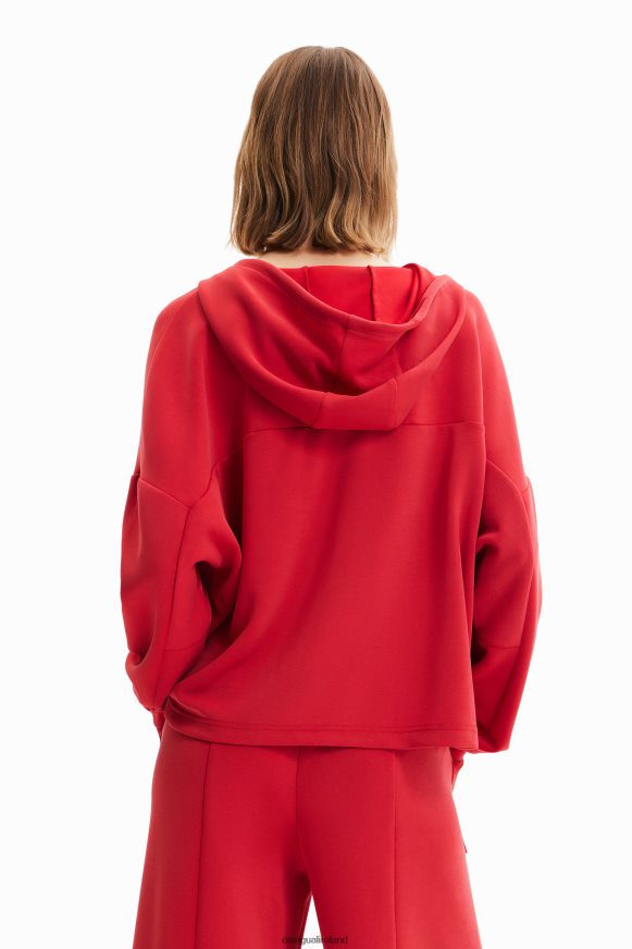 Desigual Women Oversize soft-touch hoodie Clothing PFVZ0B392