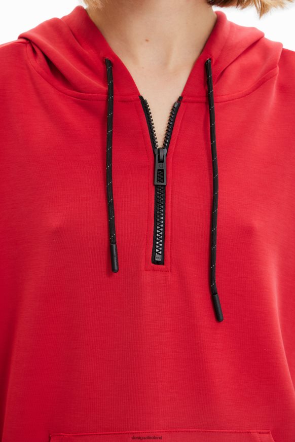 Desigual Women Oversize soft-touch hoodie Clothing PFVZ0B392
