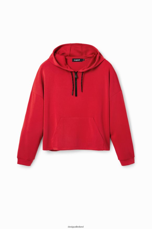 Desigual Women Oversize soft-touch hoodie Clothing PFVZ0B392