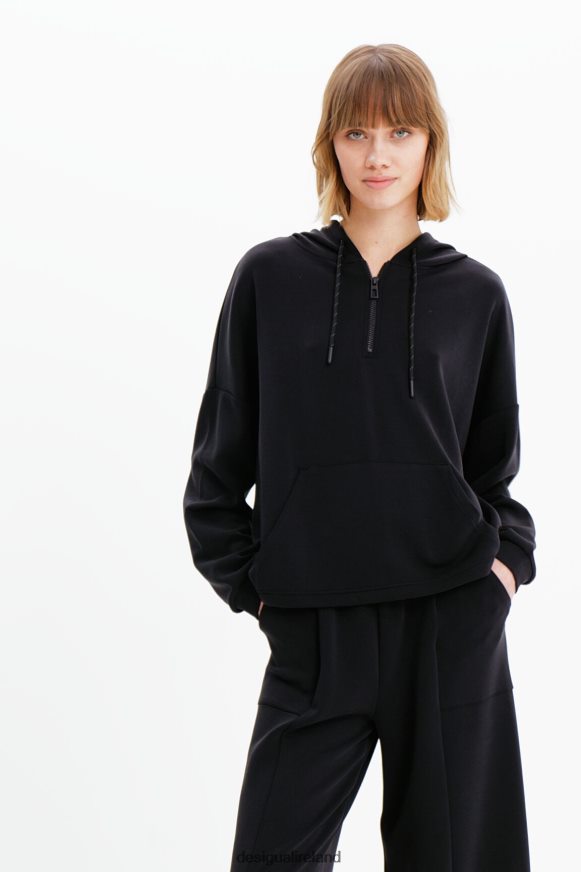 Desigual Women Oversize soft-touch hoodie Clothing PFVZ0B910